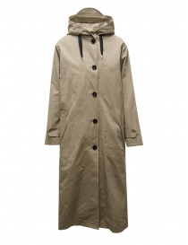 Maison Lener beige hooded raincoat online