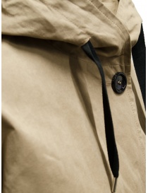 Maison Lener beige hooded raincoat womens coats price