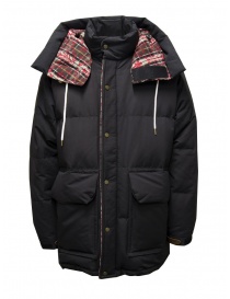 Woolrich Classic Fit Camp Down Parka in charcoal black online