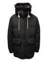 Woolrich Classic Fit Camp Down Parka in charcoal black shop online mens jackets