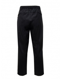 Goldwin black pants with pleats and buckle closure