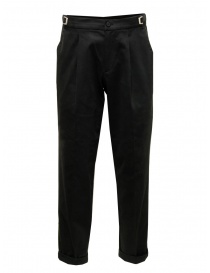 Cellar Door Leo T black trousers with buckles LEO T BLACK 99 SC729