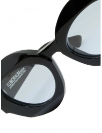 Kuboraum X22 BSS black sunglasses with light blue lenses