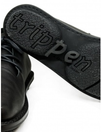 Trippen Cosmos black lace-up shoe with bent toe