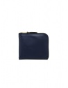 Comme des Garçons mini coin purse in blue leather buy online SA3100 NAVY