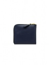 Comme des Garçons mini coin purse in blue leather SA3100 NAVY buy online