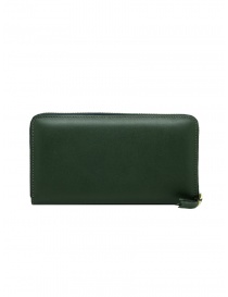 Comme des Garçons large wallet in green leather SA0111 BOTTLE GREEN