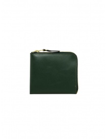 Comme des Garçons mini green leather coin purse