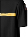 Parajumpers Tape Tee black t-shirt with yellow print PMTSIT01 TAPE TEE BLACK 0541 price