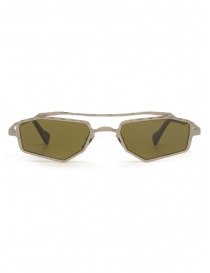 Kuboraum Z23 SM thin sunglasses in hammered metal on discount sales online