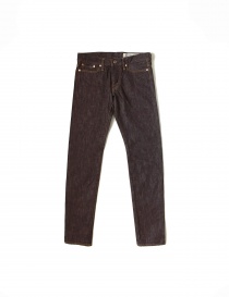 Mens jeans online: Kapital Indigo N. 8 brown melange jeans