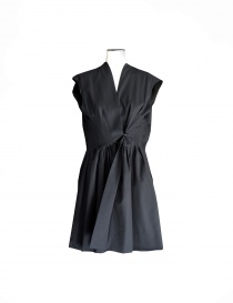 Womens dresses online: Gustavo Lins black wool short dress