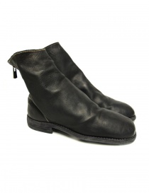 Womens shoes online: Guidi 986MS black ankle boots in calf leather