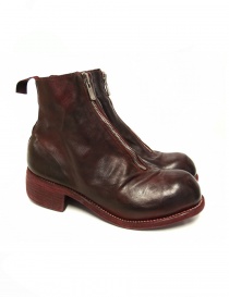 Red calf leather Guidi PL1 lined ankle boots PL1 CALF LINED CV23T order online