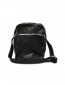 Bags online: Black leather Guidi BR0 bag