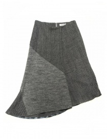 Womens skirts online: Fadthree grey asymmetric skirt
