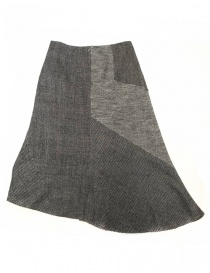 Fadthree grey asymmetric skirt