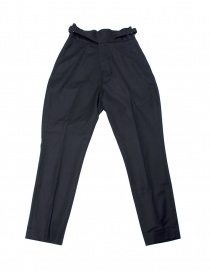 Womens trousers online: Haversack navy trousers