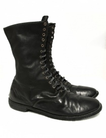 Mens shoes online: Guidi 212 black leather ankle boots