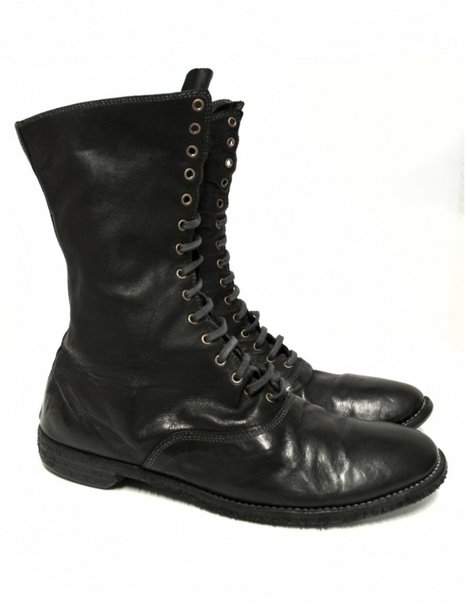 Guidi 212 black leather ankle boots 212-KANGAROO mens shoes online shopping