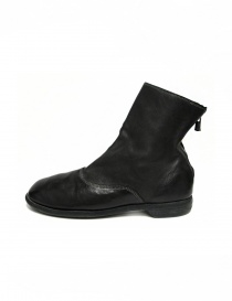 Guidi 211 black leather ankle boots