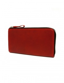 Wallets online: Cornelian Taurus Tower red leather wallet