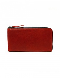 Cornelian Taurus Tower red leather wallet