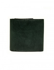Cornelian Taurus Fold green leather wallet